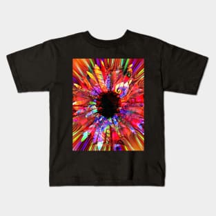 Fractal Daisy Art Kids T-Shirt